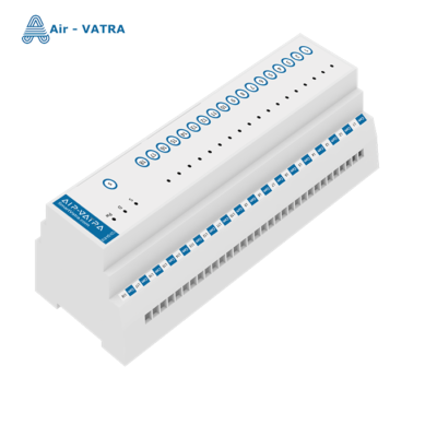رله برد 18 کاناله 10 آمپر Air-VATRA محصولی ریلی و تابلویی است که قابلیت اتصال از طریق سیم شبکه یا وای فای را به شما میدهد.