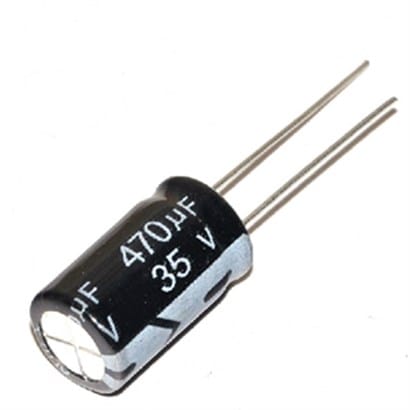 electrolytic-cap-13-300 خازن الکترولیت 470 میکرو فاراد 35 ولت - Image 1
