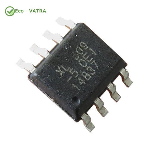 رخلاف رگولاتورهای خطی (Linear Regulators) که ولتاژ اضافی را به صورت حرارت هدر می‌دهند، XL1509 بسیار کارآمد است و انرژی کمتری مصرف می‌کند.