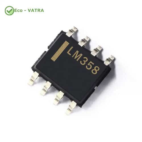 آی‌سی LM358 یک تقویت‌کننده عملیاتی (Op-Amp) دوگانه است