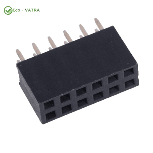 پين-هدر-مادگی-2x6-با-فاصله-2.54-mm پين هدر مادگی 2x6 با فاصله 2.54 mm - Image 1