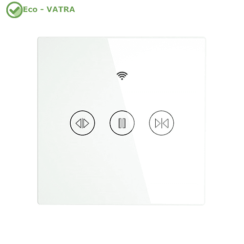 کلید لمسی 3 پل هوشمند پرده برقی بیسیم -زیگبی (Zigbee) - تویا (Tuya)