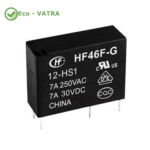 رله پکیجی 4 پین 12 ولت 7 آمپر HONGFA |مدل HF46F-G/12-HS1