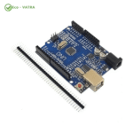 برد آردوینو UNO با تراشه CH340 و پردازنده ATMEGA328P همراه با کابل دیتا - اورجینال