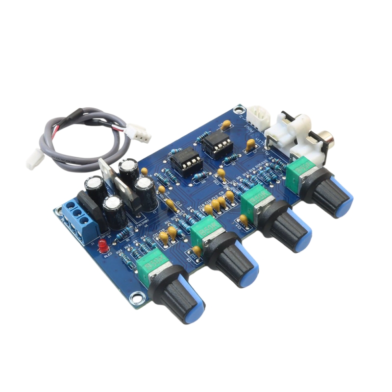 0801 ماژول آمپلی فایر و کنترل تون حرفهای با آیسی NE5532 | HiFi Tone Control Preamplifier Module - Image 1