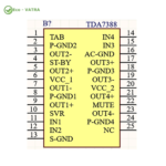 آی سی آمپلی فایر مدل  Original IC TDA7388 - Image 4