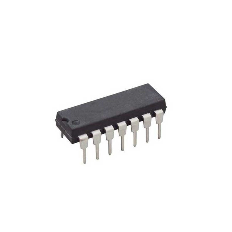 تراشه-74hc02-گیت-nor-پکیج-dip تراشه 74HC00 چهار گیت NAND دو ورودی - Image 1