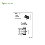 ترانزیستور S8050 NPN- SMD- پکیج SOT-23 - Image 3
