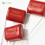 خازن Capacitor 1uF 400V Polyester- 12*16mm DIP پلی استر
