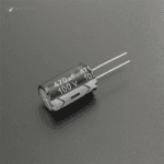 خازن Capacitor 470uF 100V- 25*16mm - DIP مشکی سفید - Image 2