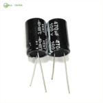خازن Capacitor 470uF 100V- 25*16mm - DIP مشکی سفید