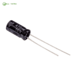 خازن Capacitor 470uF 16V - 8*7mm - DIP مشکی سفید