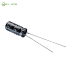 خازن Capacitor 47uF 25V -7*5mm- DIP مشکی سفید - Image 2
