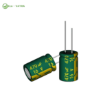 خازنCapacitor 470uF 16V High Frequency-12*8mm- DIP سبز طلایی - Image 2