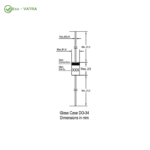 دیود زنر BZX55C5V1 5v1 0.5w DIP پکیج DO-34 - Image 2