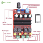 ماژول آمپلی فایر 2x100w استریو XH-M190 با تراشه TDA3116D2 - Image 7