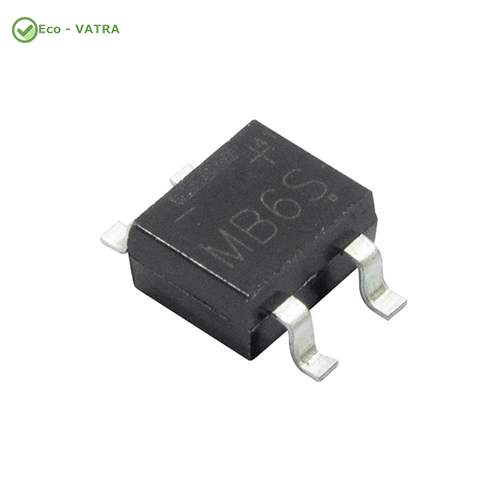 پل-دیود-Diode-MB6S-SMD-پکیج-TO-269AA1 پل دیود Diode MB6S SMD پکیج TO-269AA - Image 1