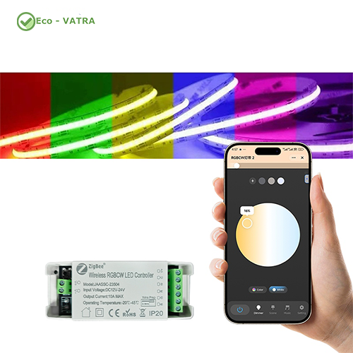 JAASSC-23504 کنترلر هوشمند RGB زیگبی 12-24 ولت مدل JAASSC-23504 | Zigbee LED Controller - Image 1