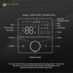 کلید هوشمند ترموستاتیک 2Pipe زیگبی با پیچ تنظیم دما-Tuya-Zigbee - Image 4