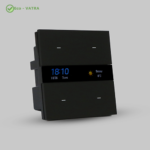 کلید چهار پل هوشمند TUYA دارای نمایشگر ZigBee مدل M8 PRO - رنگ مشکی - Image 4