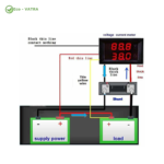 آمپرمتر ولتمتر DC روپنلی 50 آمپر 0V-100V شانت خور - تصویر 7