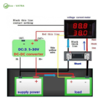 آمپرمتر ولتمتر DC روپنلی 50 آمپر 0V-100V شانت خور - تصویر 8