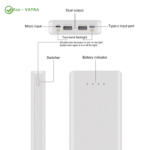 کیس پاوربانک 20000mAh با ورودی Type-C و micro USB و دو خروجی USB مدل W8 - تصویر 4