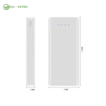 کیس پاوربانک 20000mAh با ورودی Type-C و micro USB و دو خروجی USB مدل W8 - تصویر 3